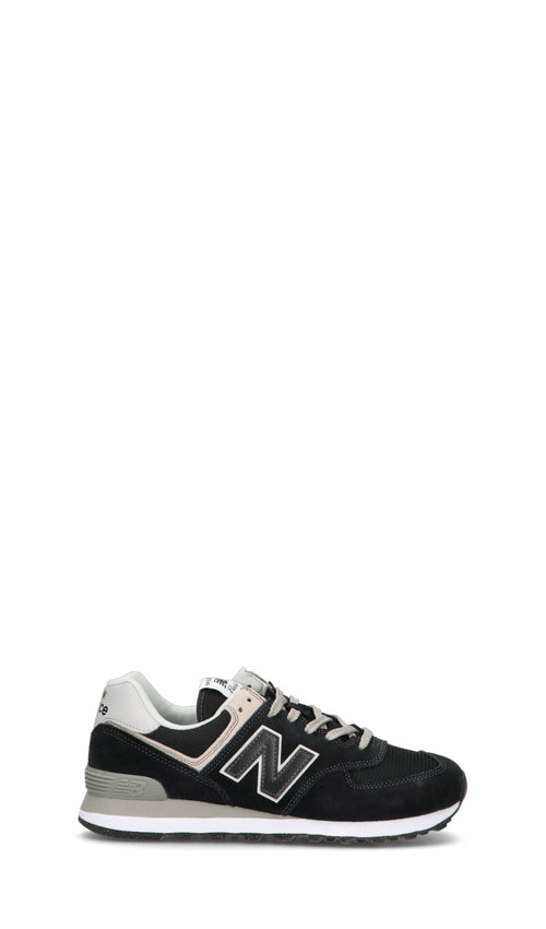 NEW BALANCE Sneaker uomo nera in pelle