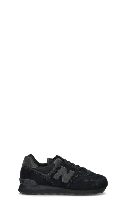 NEW BALANCE 574 Sneaker uomo nera in suede