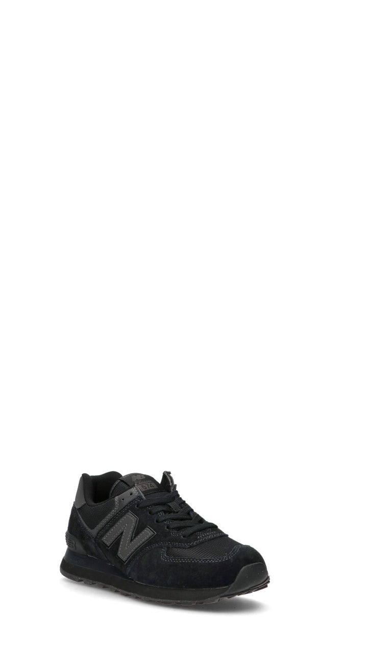 NEW BALANCE Sneaker uomo nera in pelle