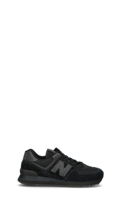 NEW BALANCE Sneaker uomo nera in pelle