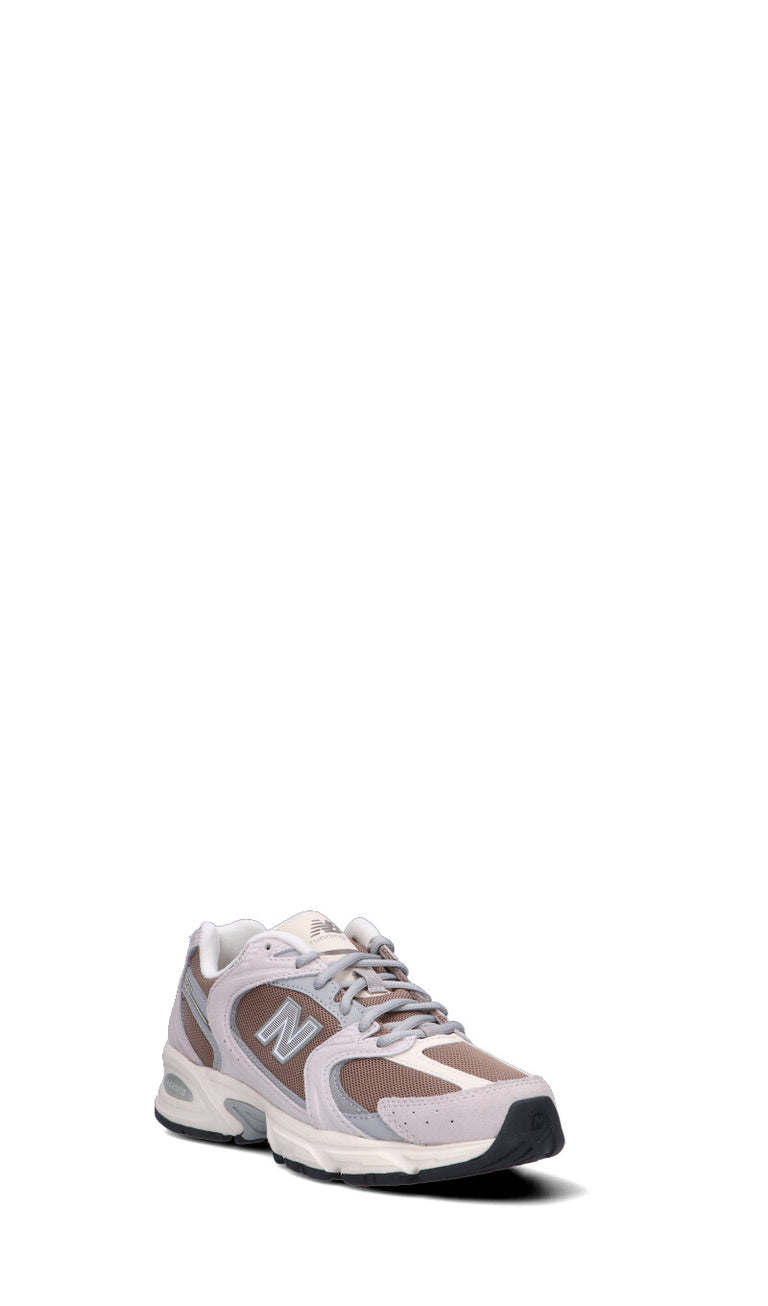 NEW BALANCE 530 Sneaker donna grigia e lilla in suede