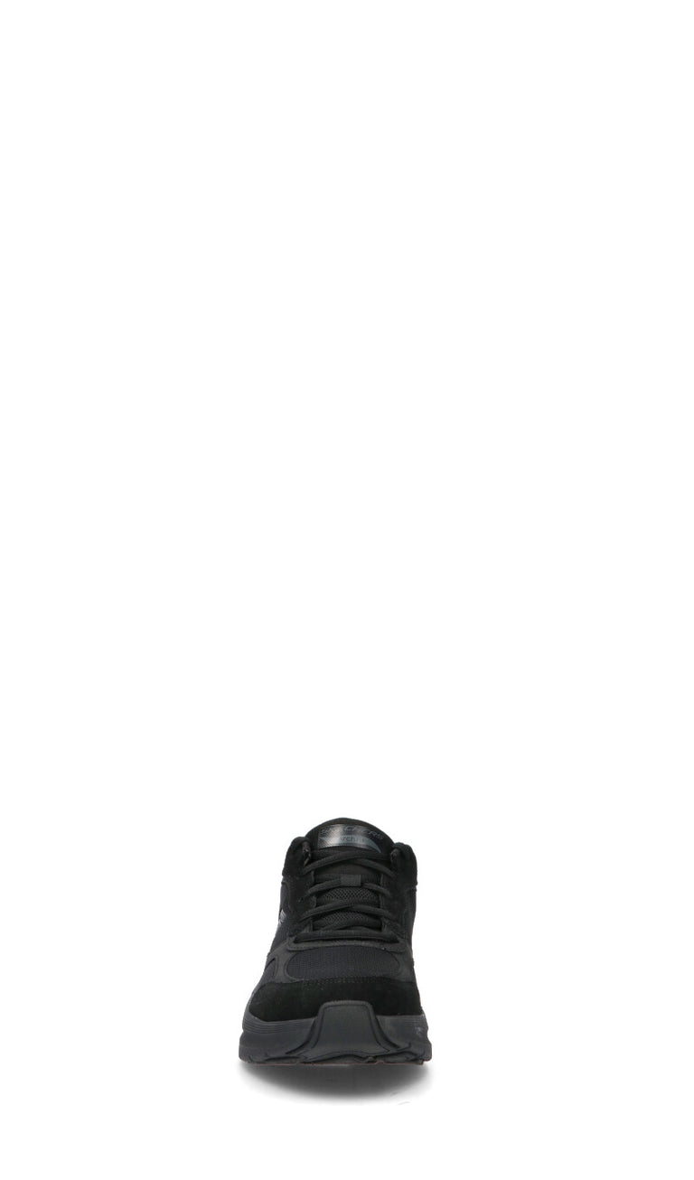 SKECHERS SPORT Sneaker uomo nera in pelle