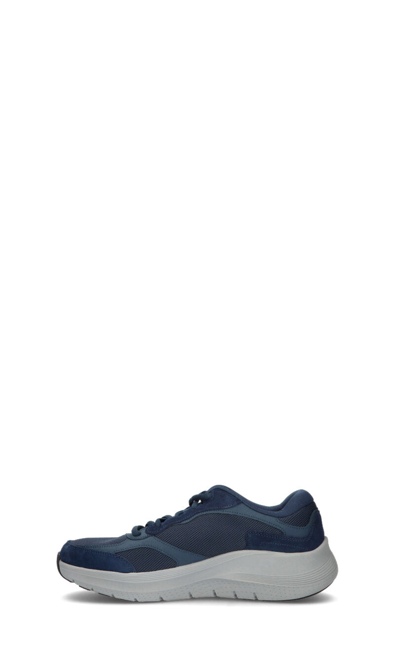 SKECHERS SPORT Sneaker uomo blu in suede