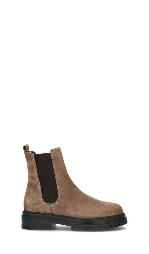 NEROFUMO Beatles donna taupe in suede