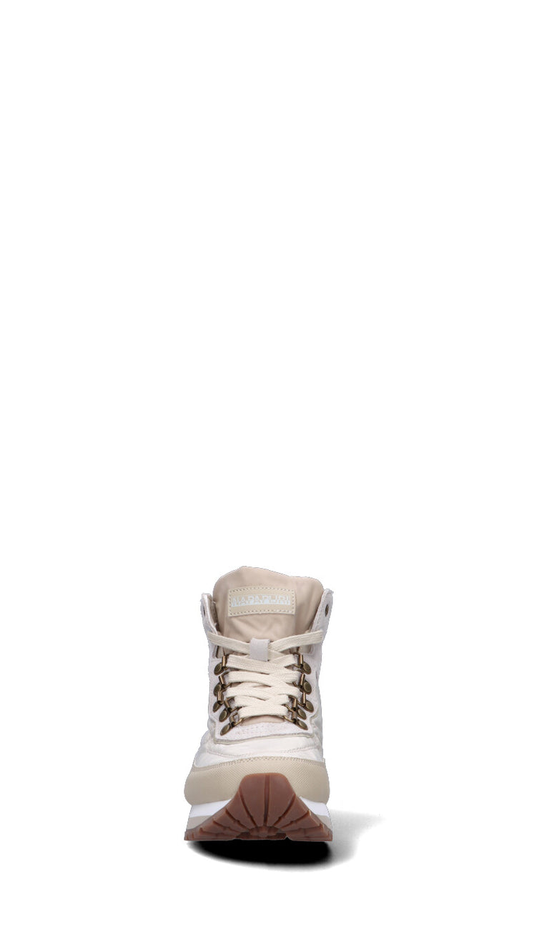 NAPAPIJIRI Sneaker donna beige in pelle