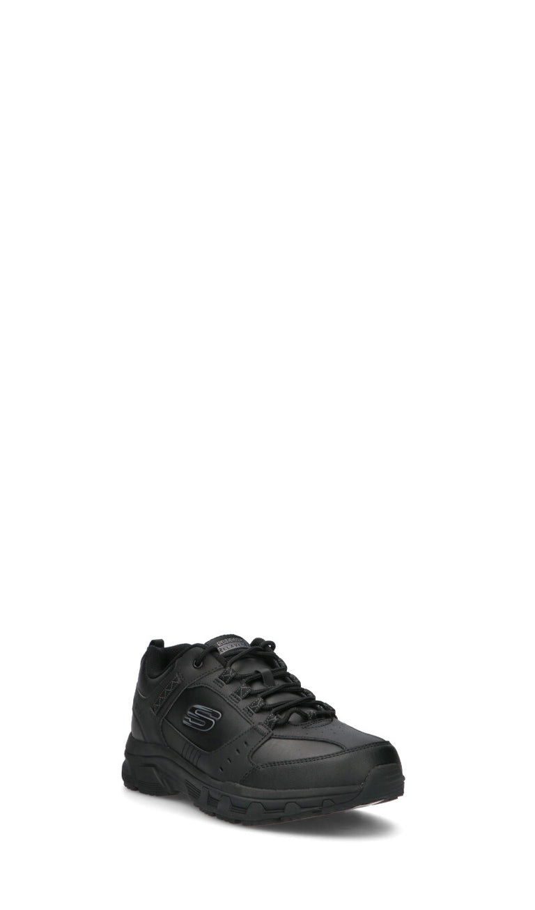 SKECHERS SPORT Sneaker uomo nera in pelle