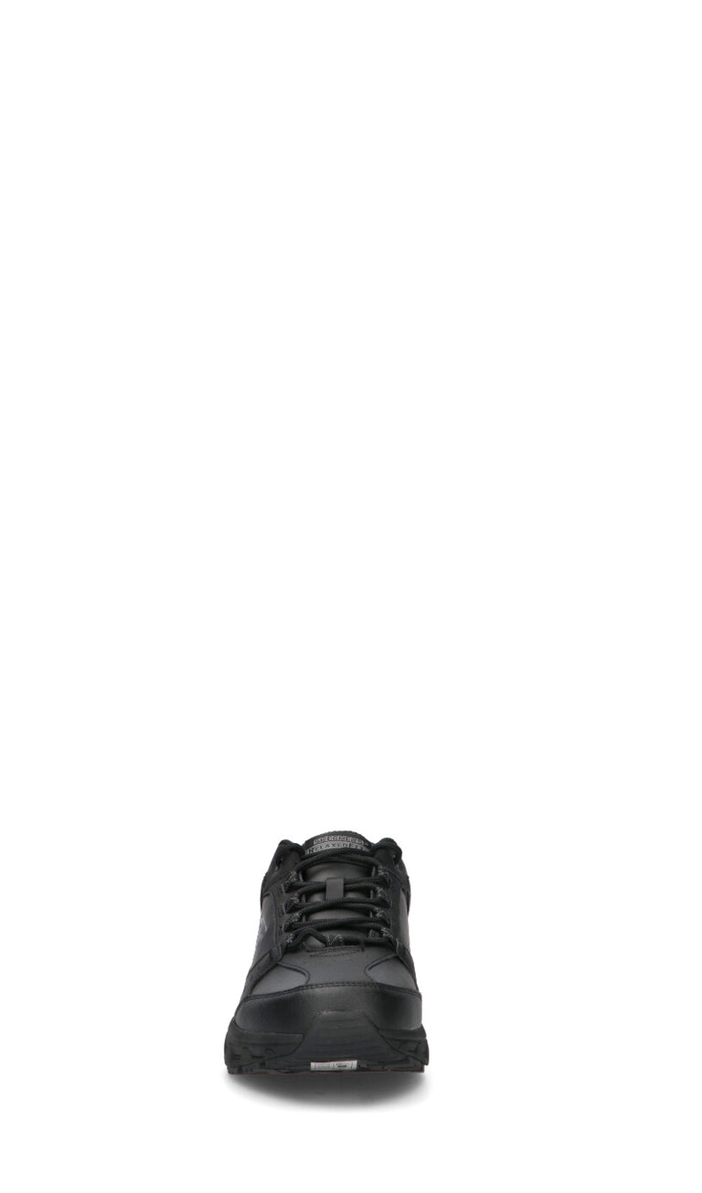 SKECHERS SPORT Sneaker uomo nera in pelle