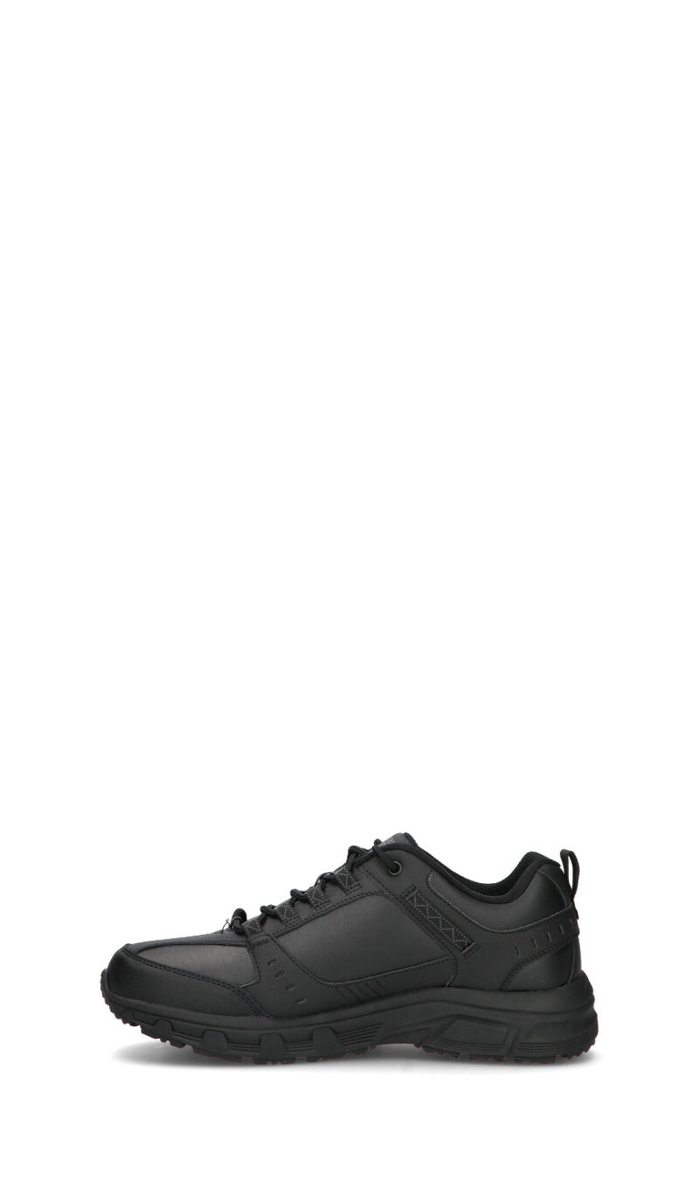 SKECHERS SPORT Sneaker uomo nera in pelle