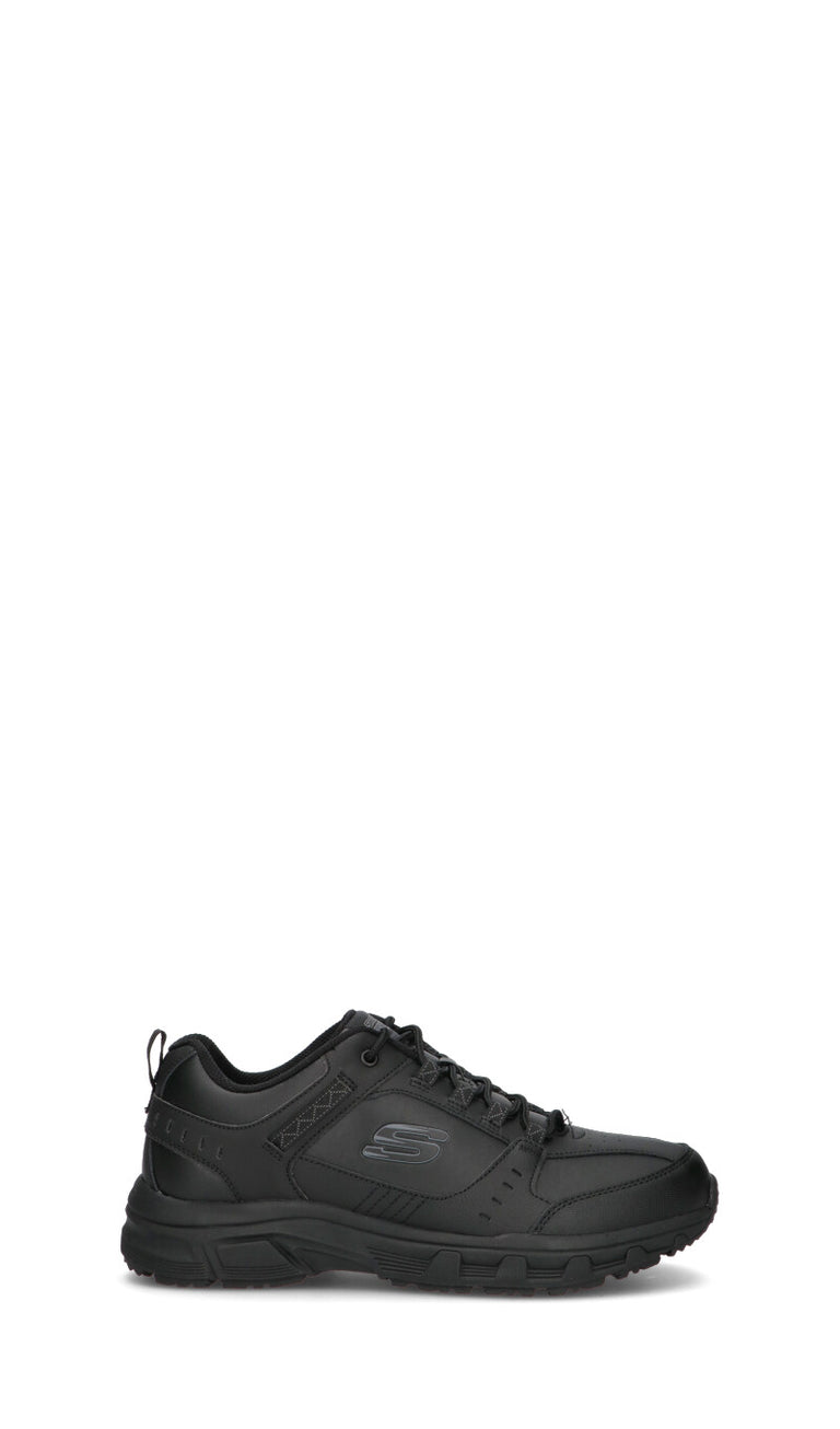 SKECHERS SPORT Sneaker uomo nera in pelle