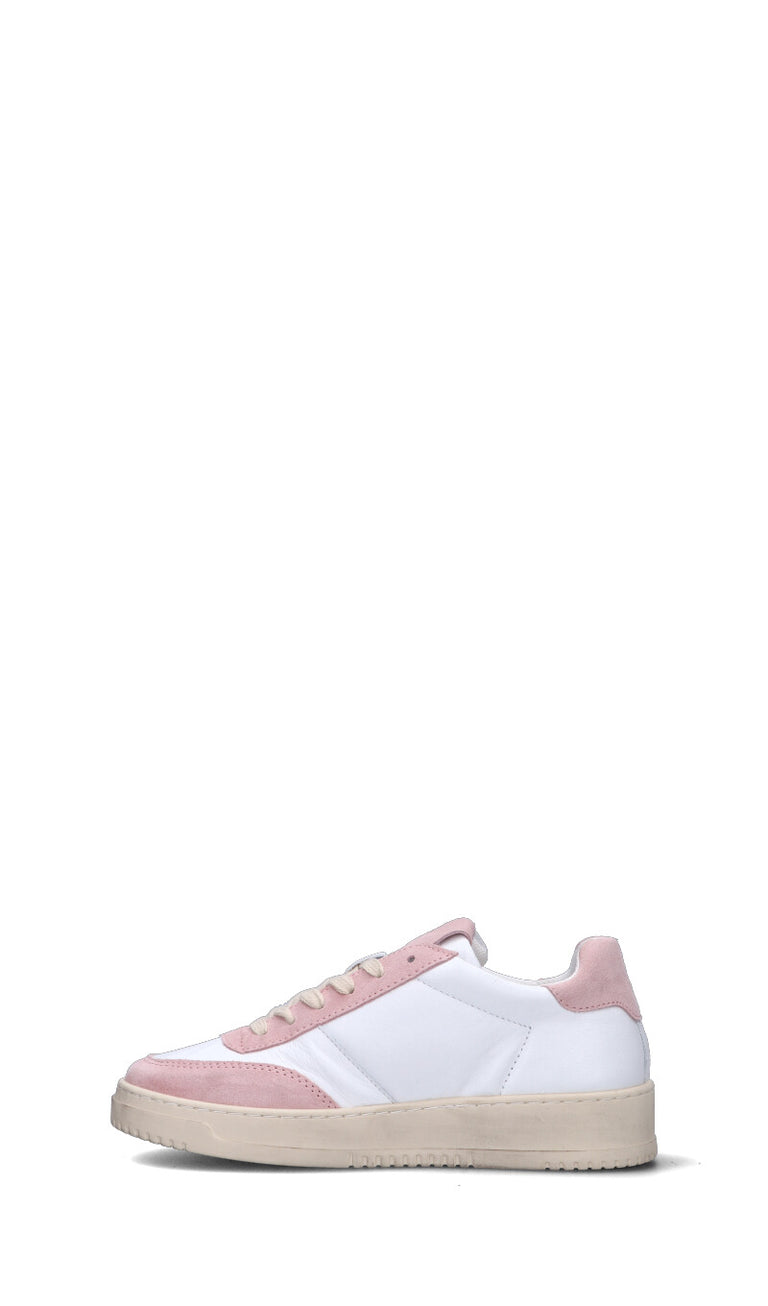 OTTANT8,6 Sneaker donna bianca/rosa in suede