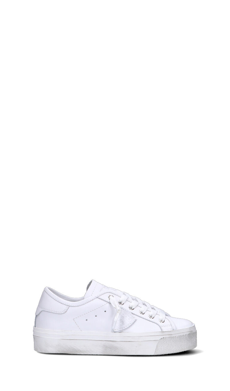 PHILIPPE MODEL - PARIS HAUTE LOW Sneaker donna bianca in pelle