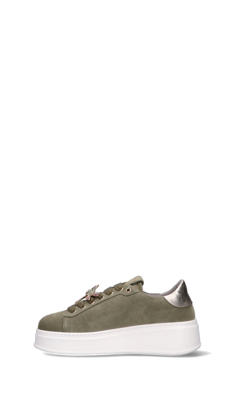 GIO+ Sneaker donna verde in suede