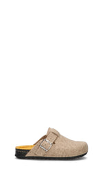 GRUNLAND Pantofola donna beige