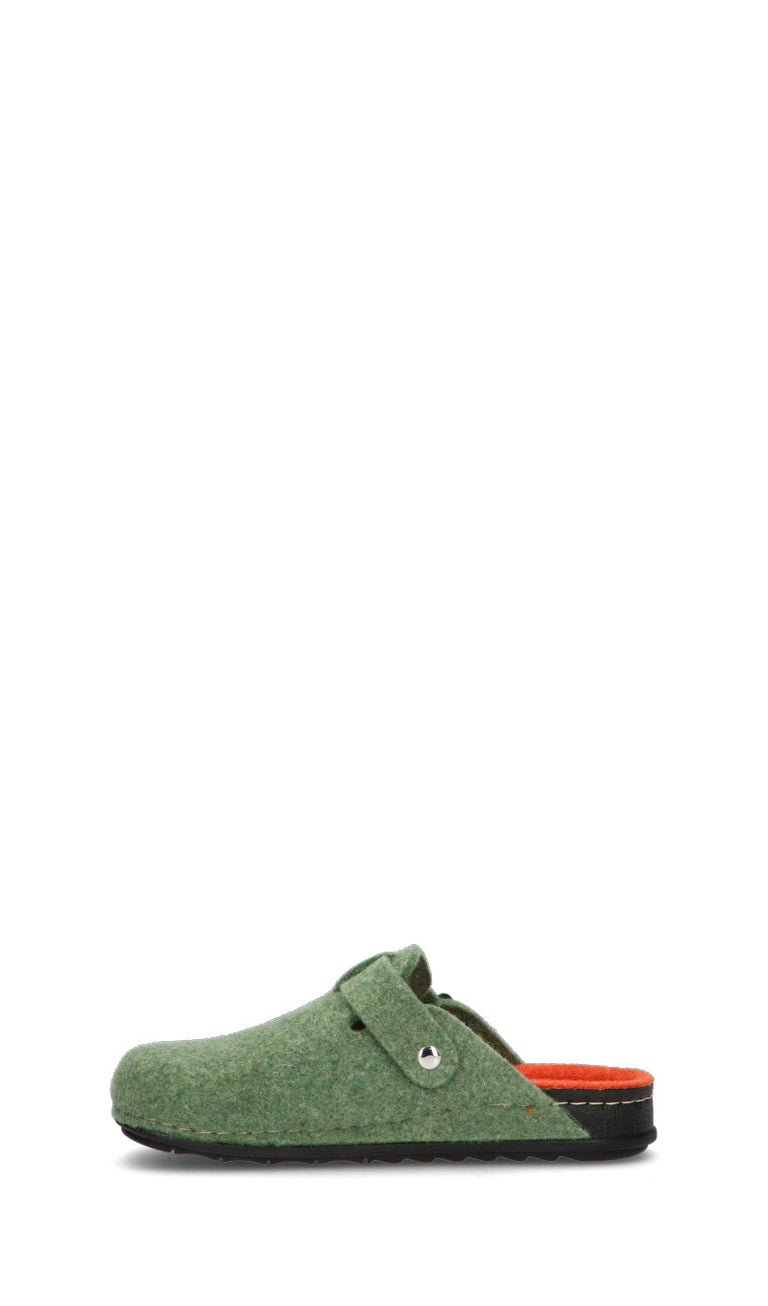 GRUNLAND Ciabatta donna verde