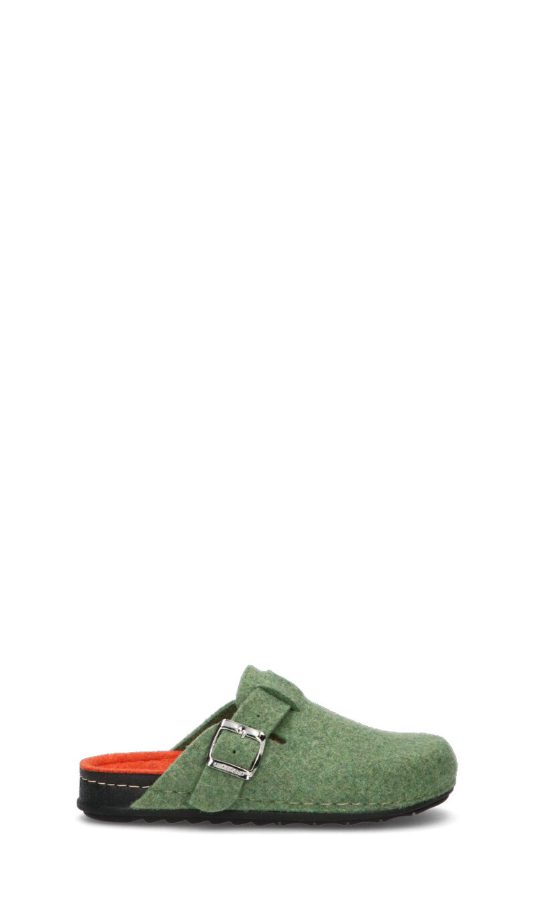 GRUNLAND Ciabatta donna verde