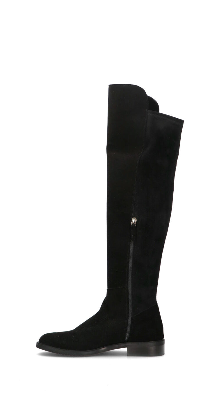 PHIL MELVIS Stivale donna nero in suede