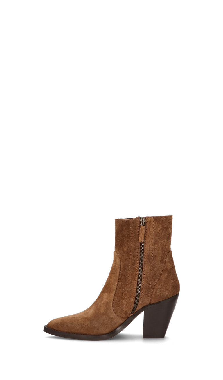 PHIL MELVIS Tronchetto donna marrone in suede