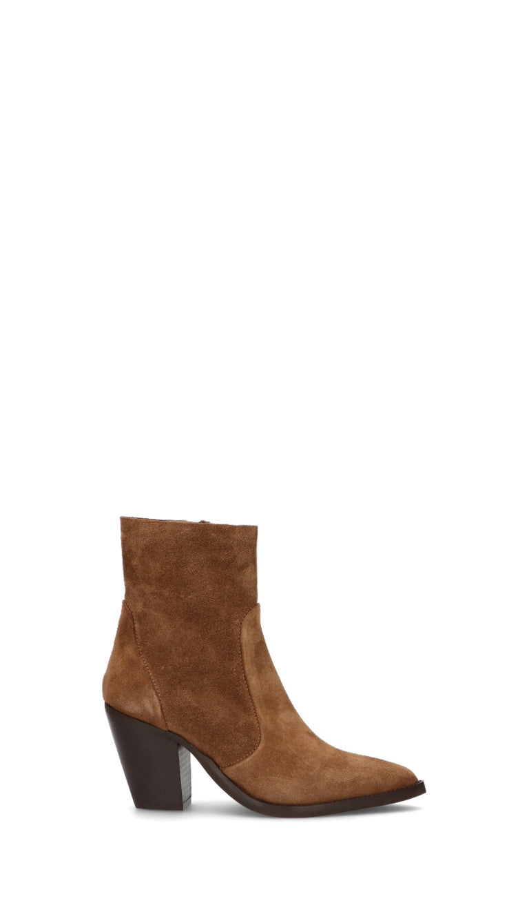 PHIL MELVIS Tronchetto donna marrone in suede