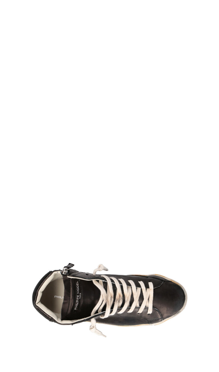 PHILIPPE MODEL Sneaker uomo nera in pelle