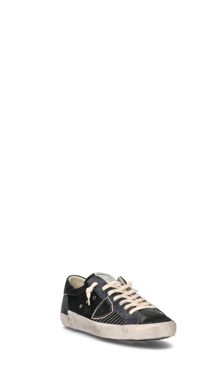 PHILIPPE MODEL Sneaker uomo nera/marrone/grigia in pelle