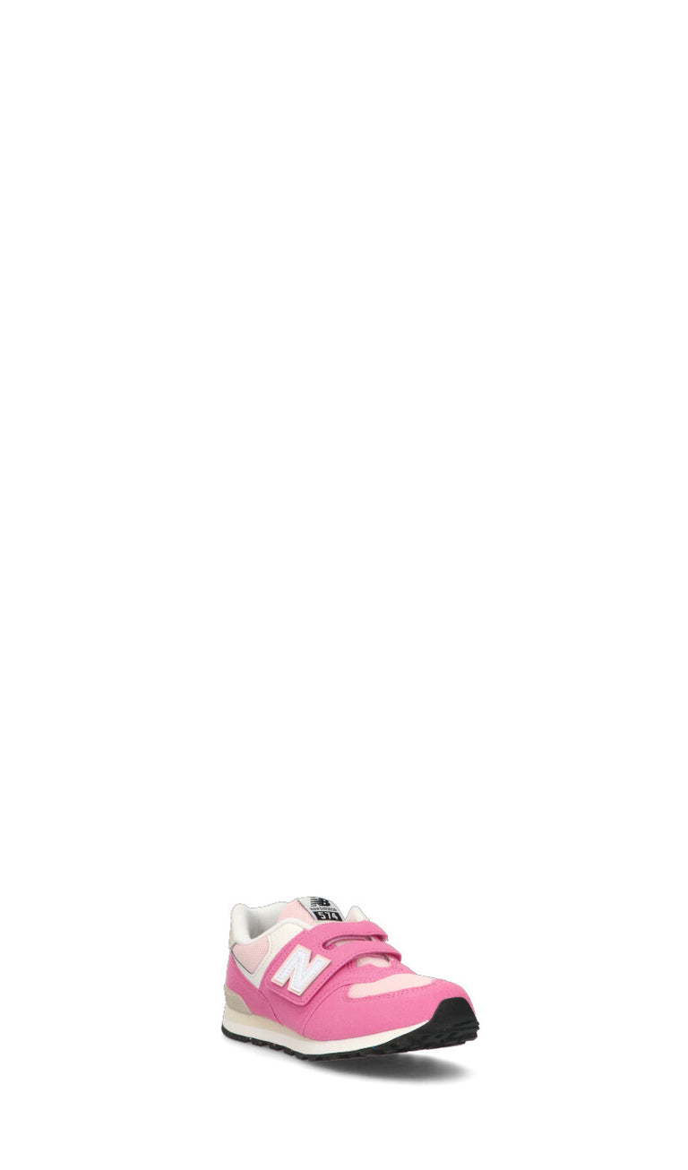 NEW BALANCE 574 Sneaker bimba rosa