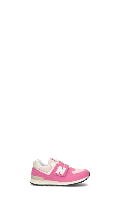 NEW BALANCE 574 Sneaker bimba rosa