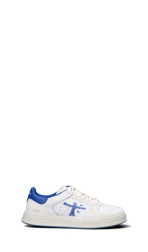 PREMIATA Sneaker uomo bianca/blu in pelle