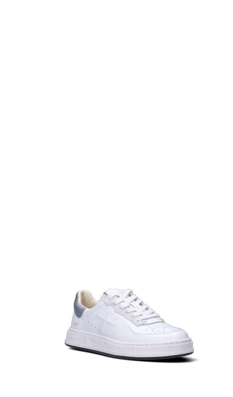 PREMIATA Sneaker donna bianca/argento in pelle