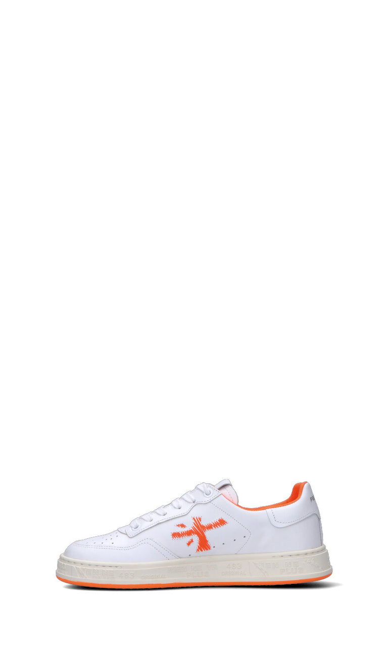 PREMIATA Sneaker donna bianca/arancio in pelle