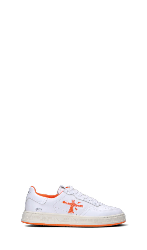 PREMIATA Sneaker donna bianca/arancio in pelle