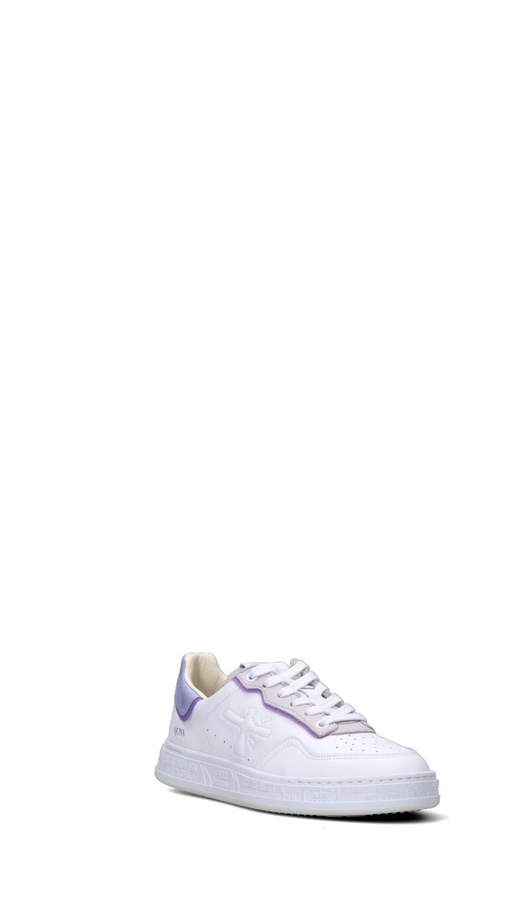 PREMIATA Sneaker donna bianca/lilla in pelle