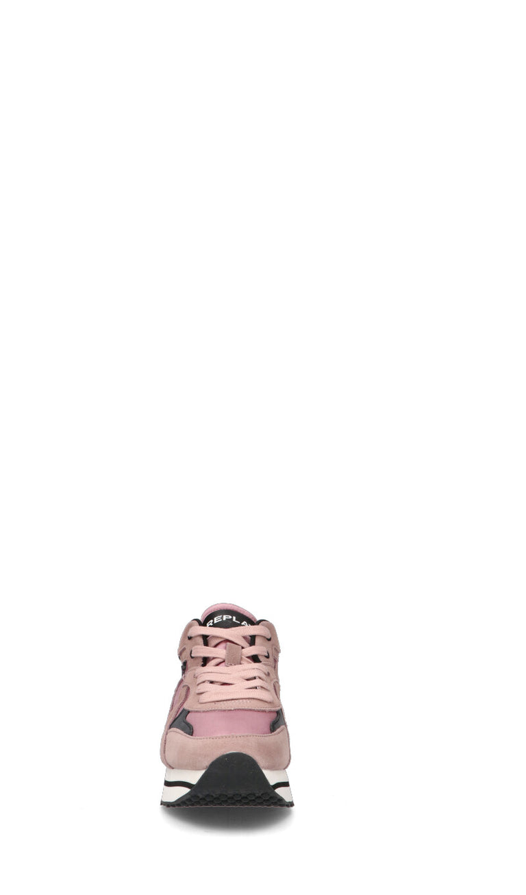 REPLAY Sneaker donna rosa in suede