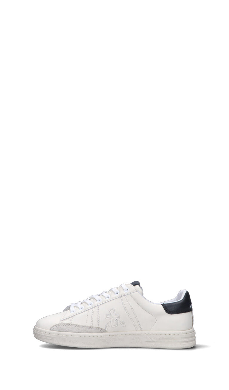 PREMIATA Sneaker uomo bianca/nera in pelle