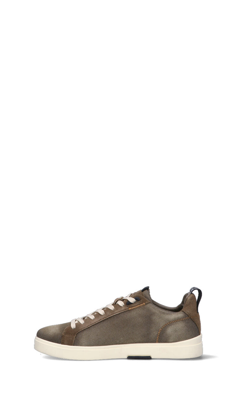 REPLAY Sneaker uomo verde militare in pelle