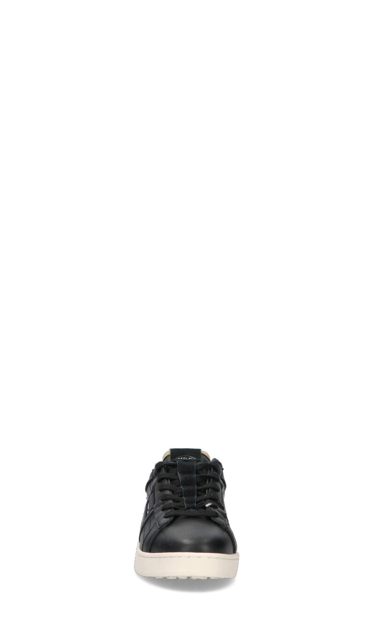 REPLAY Sneaker uomo nera in pelle