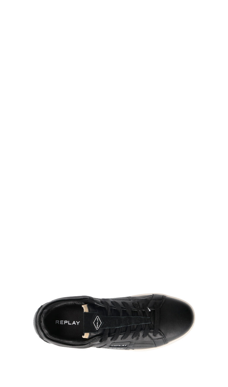 REPLAY Sneaker uomo nera in pelle