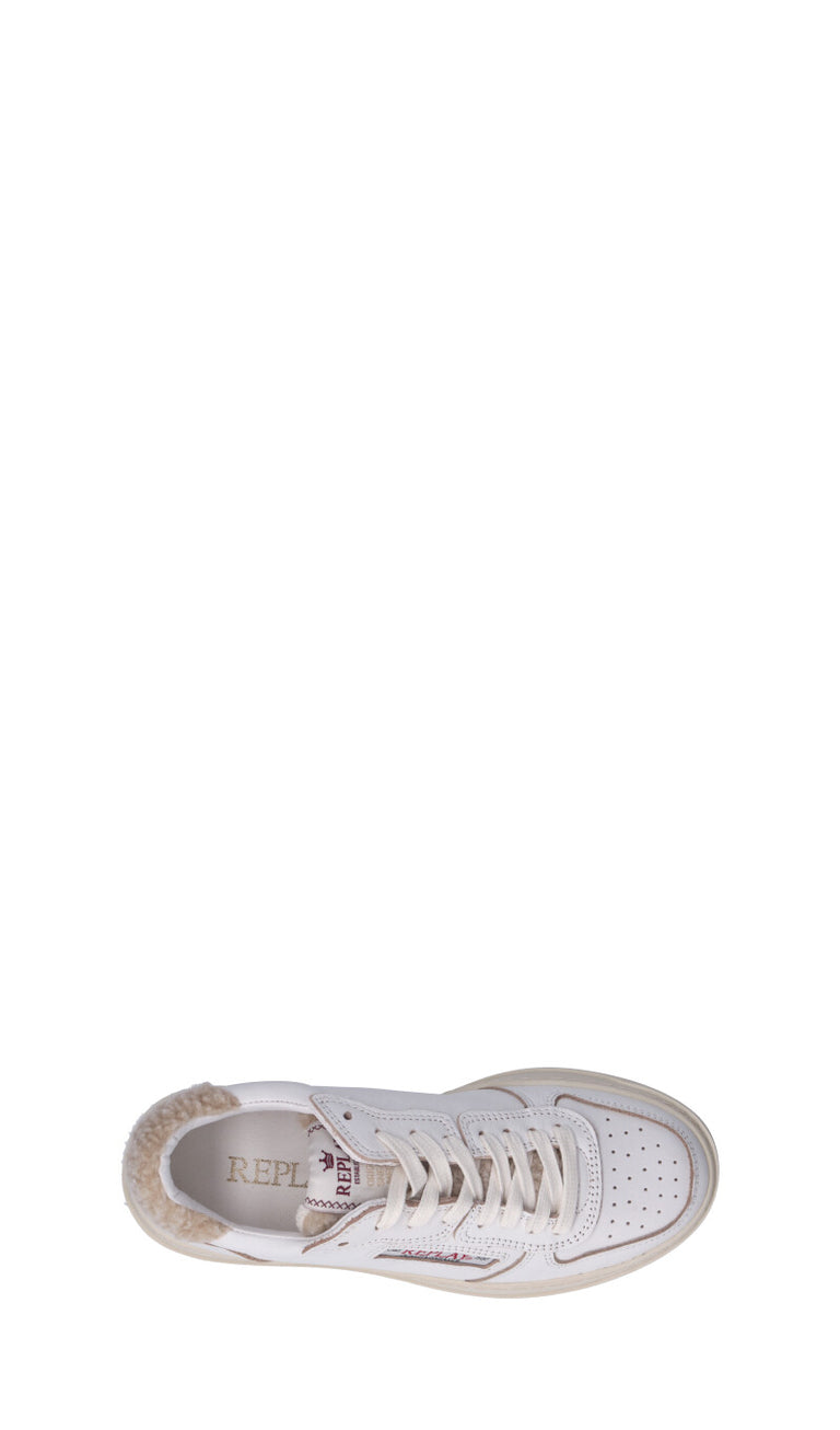 REPLAY Sneaker donna bianca in pelle