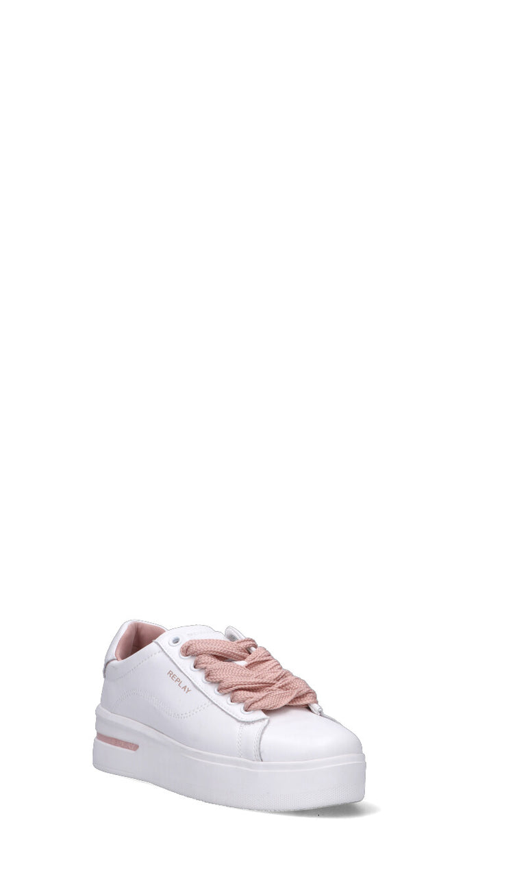 REPLAY Sneaker donna bianca in pelle