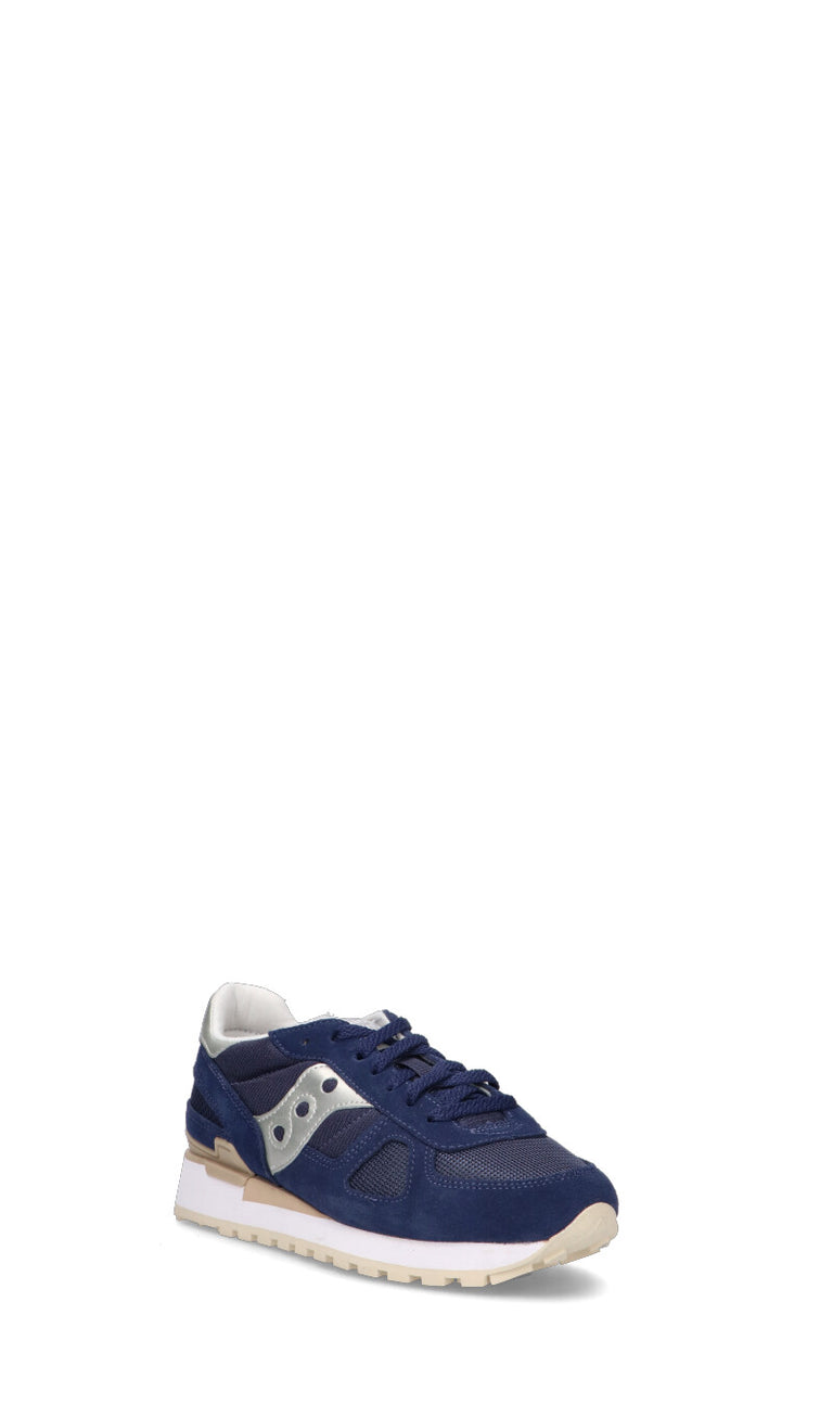 SAUCONY SHADOW ORIGINAL Sneaker donna blu in suede