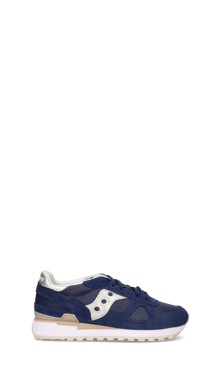 SAUCONY SHADOW ORIGINAL Sneaker donna blu in suede