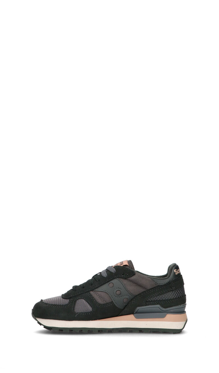 SAUCONY - SHADOW ORIGINAL Sneaker donna nera/grigia in suede