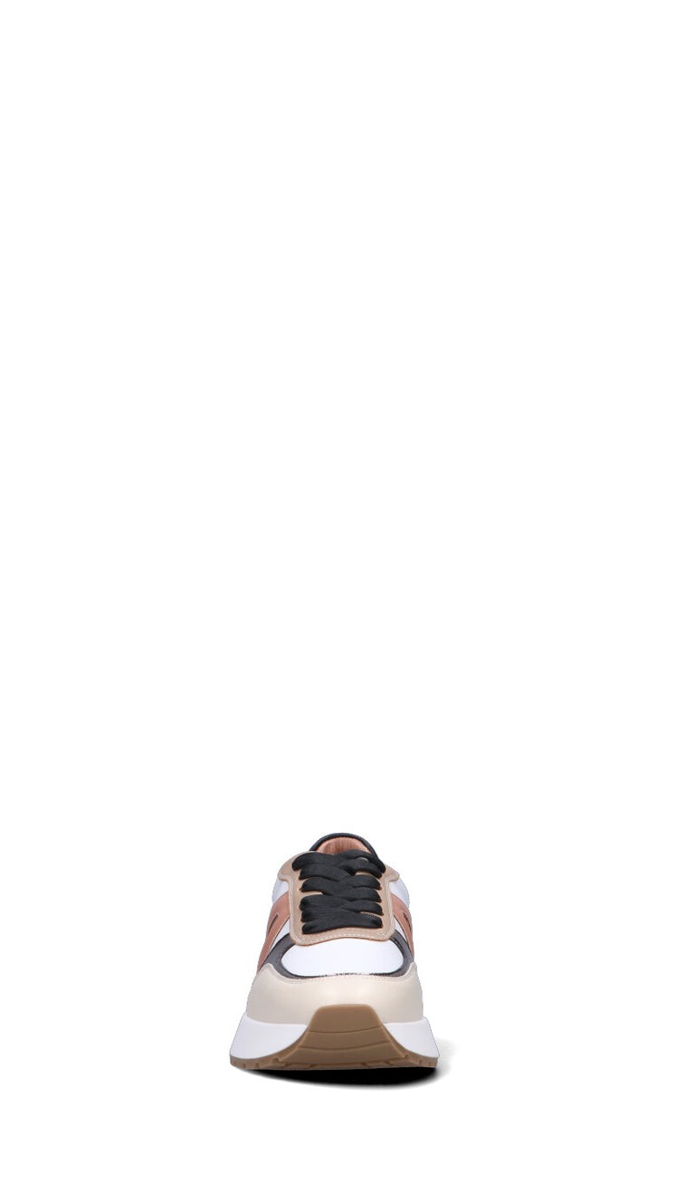 ALEXANDER SMITH Sneaker donna bianca/beige/rosa