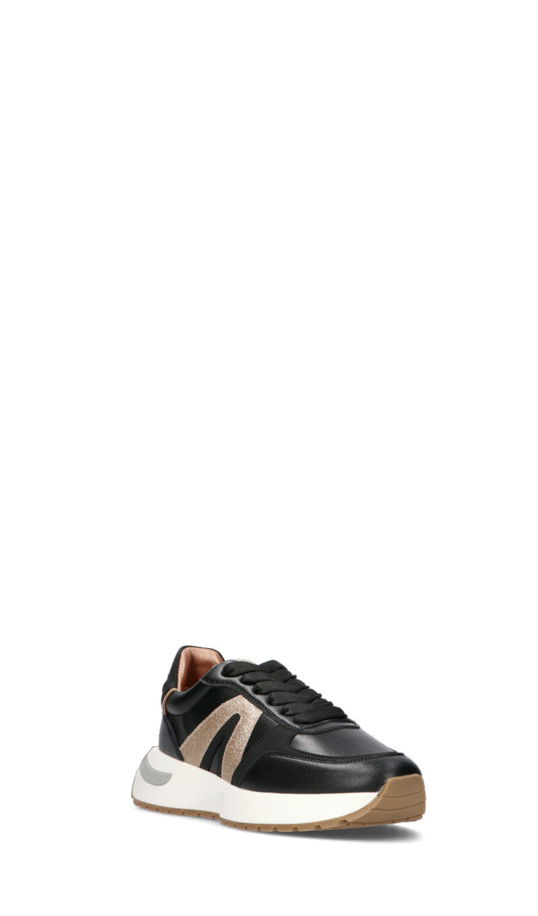 ALEXANDER SMITH Sneaker donna nera/oro