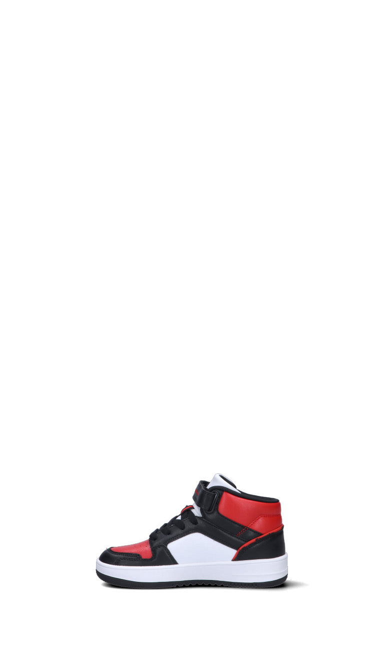 CHAMPION Sneaker bimbo nera, bianca e rossa