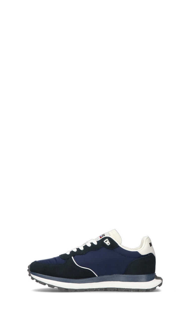 BLAUER Sneaker uomo blu in suede