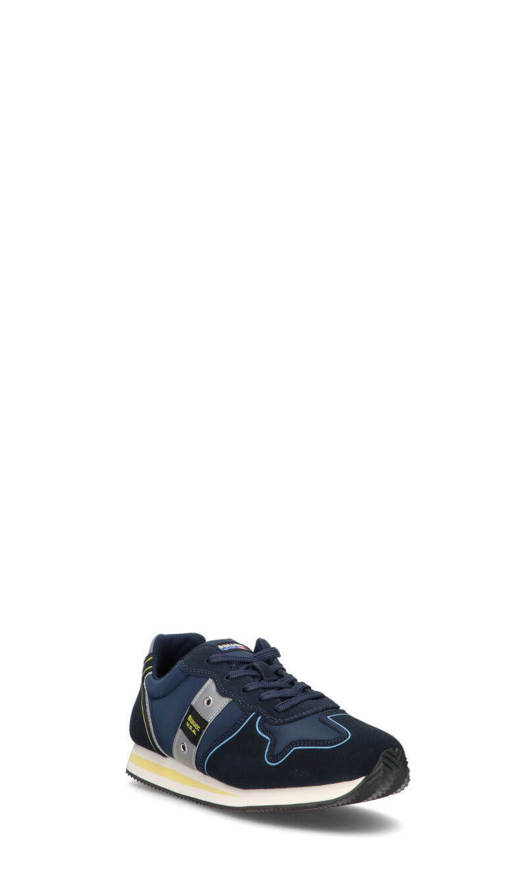 BLAUER Sneaker ragazzo blu in suede