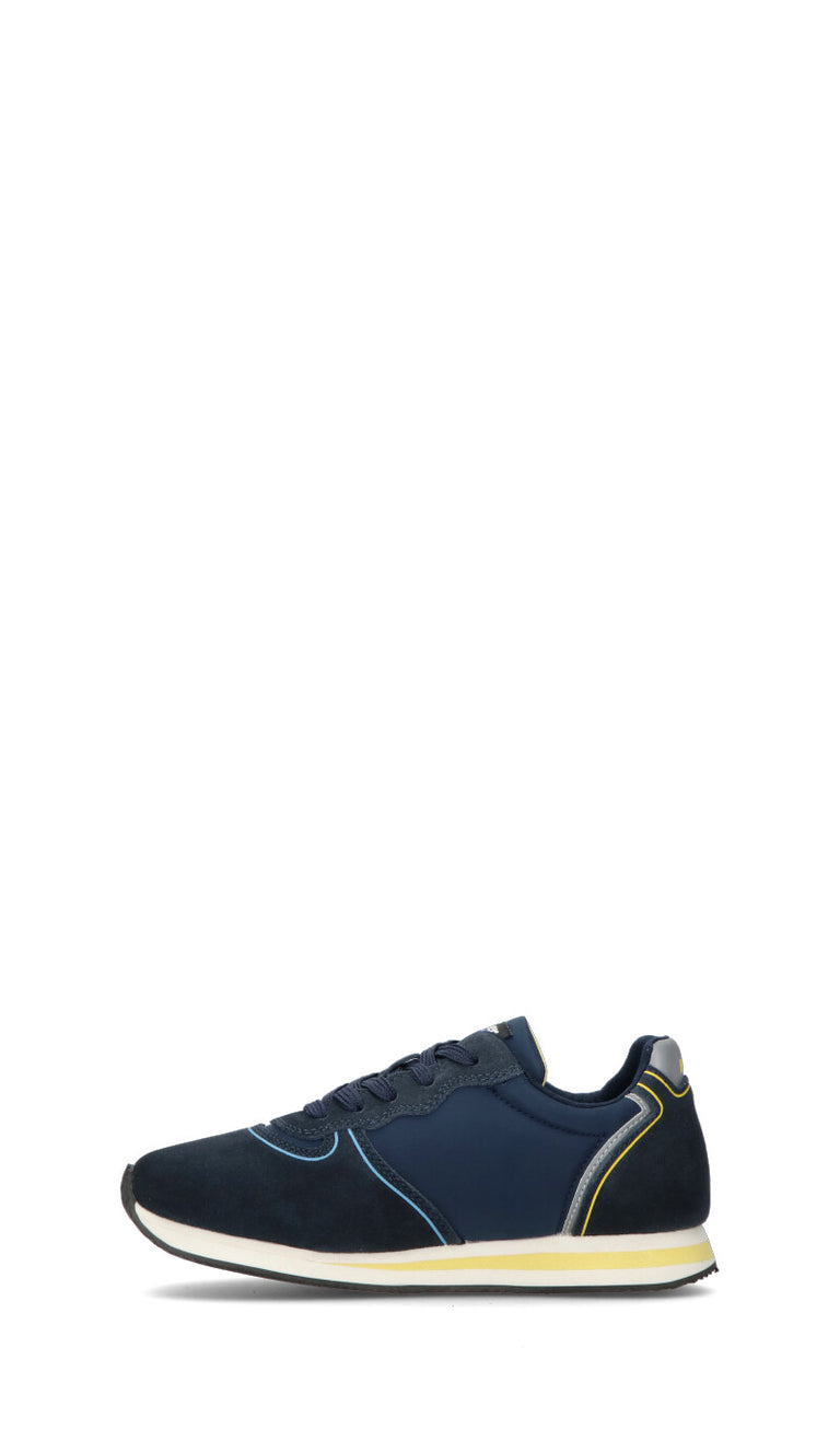 BLAUER Sneaker ragazzo blu in suede