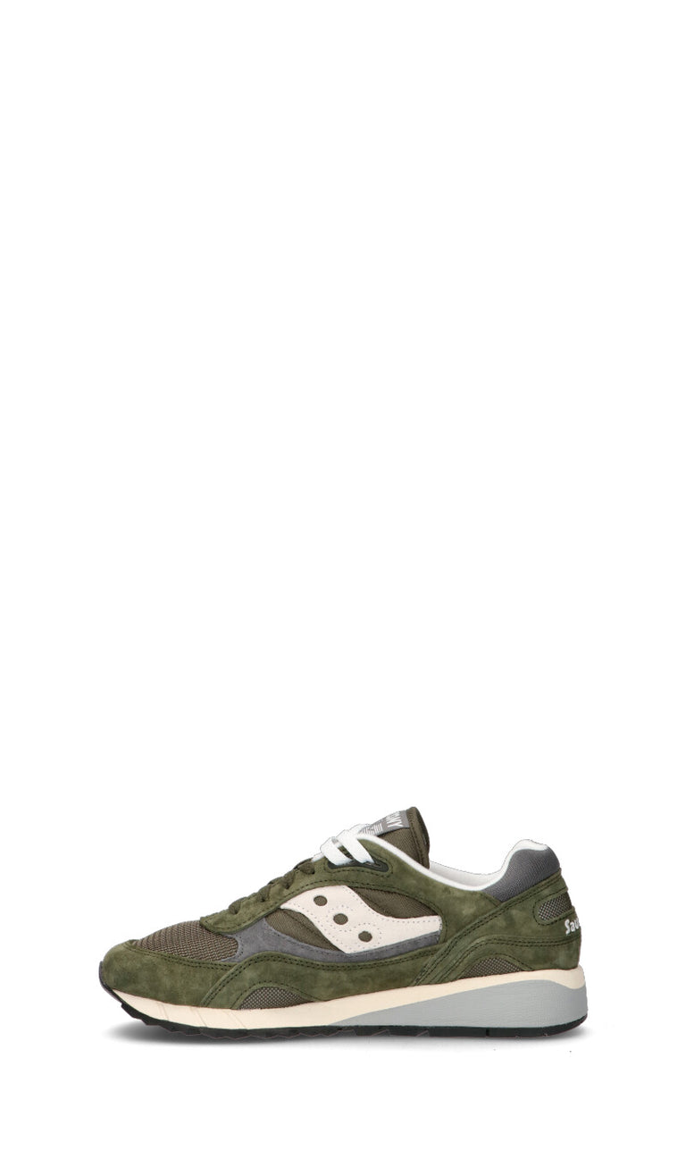 SAUCONY - SHADOW 6000 Sneaker uomo verde in suede