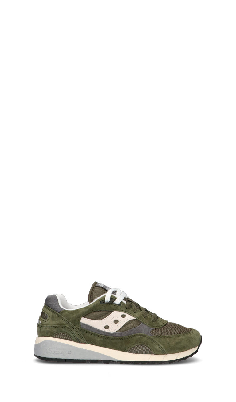 SAUCONY - SHADOW 6000 Sneaker uomo verde in suede