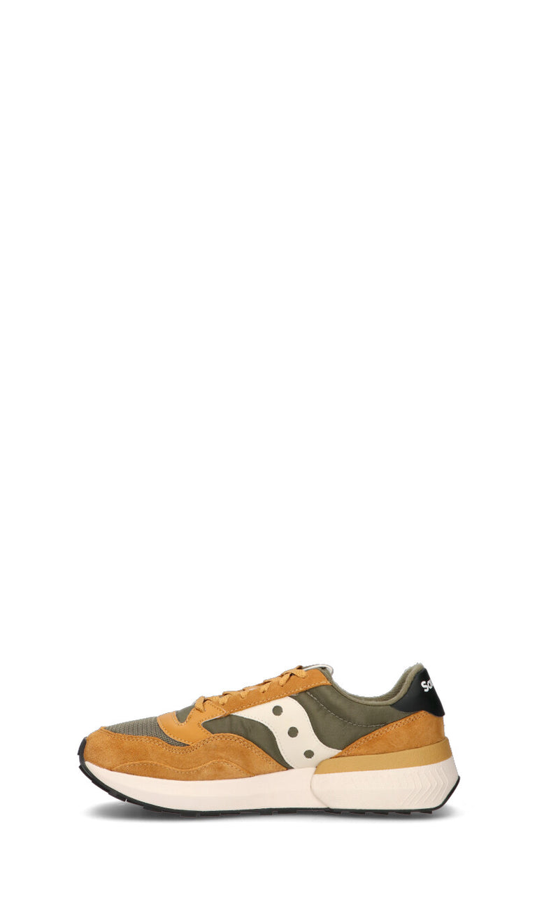 SAUCONY - JAZZ NXT Sneaker uomo ocra/verde in suede